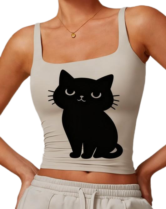 Women's Compression Crop Tank Top - Breathable & Padded for Active Wear